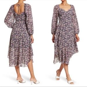 ASTR The Label - Floral - Sweetheart Neckline - Dress - Size Medium